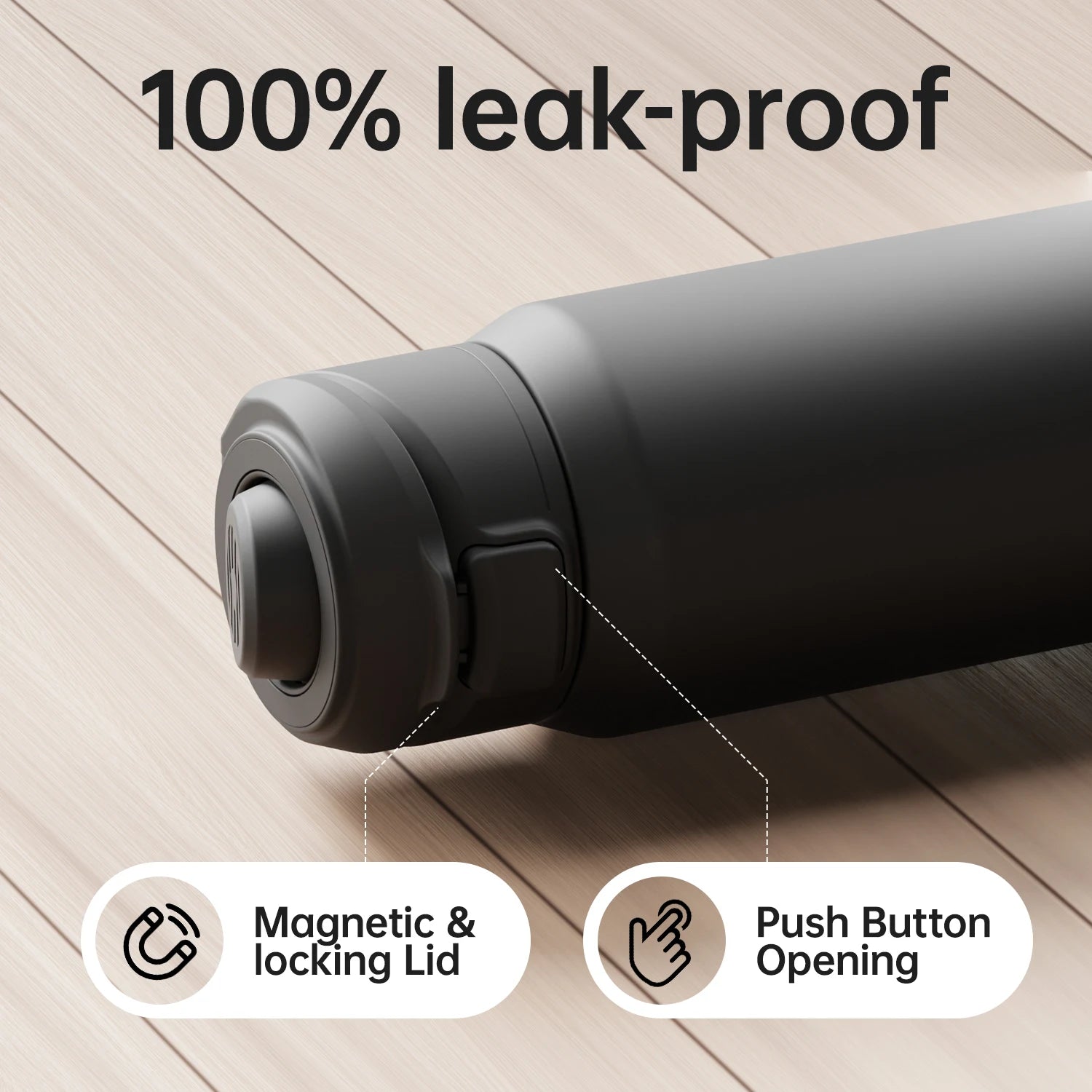 Premium Magnetic Cup Stainless Steel Tumbler - Ergonomic Everywhere